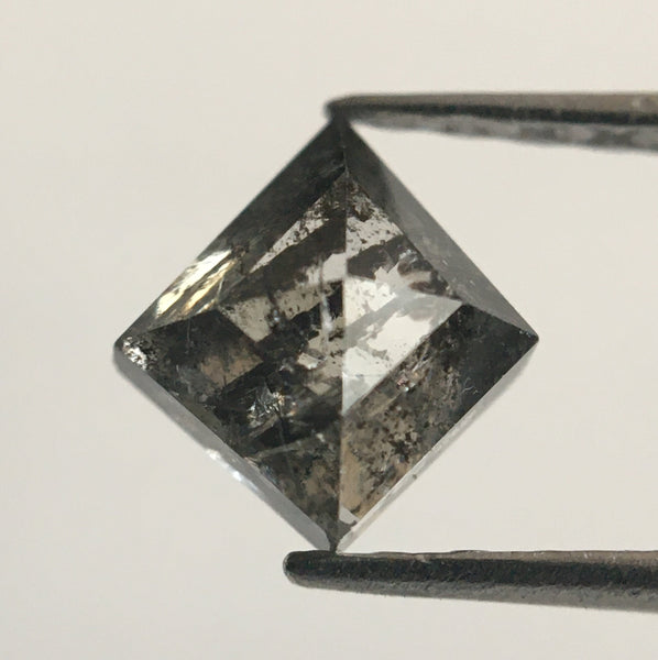 0.80 Ct Kite Shape Natural Loose Diamond, 6.58 mm x 5.96 mm X 3.32 mm Salt and Pepper Natural Loose Diamond use for solitaire ring SJ50/41