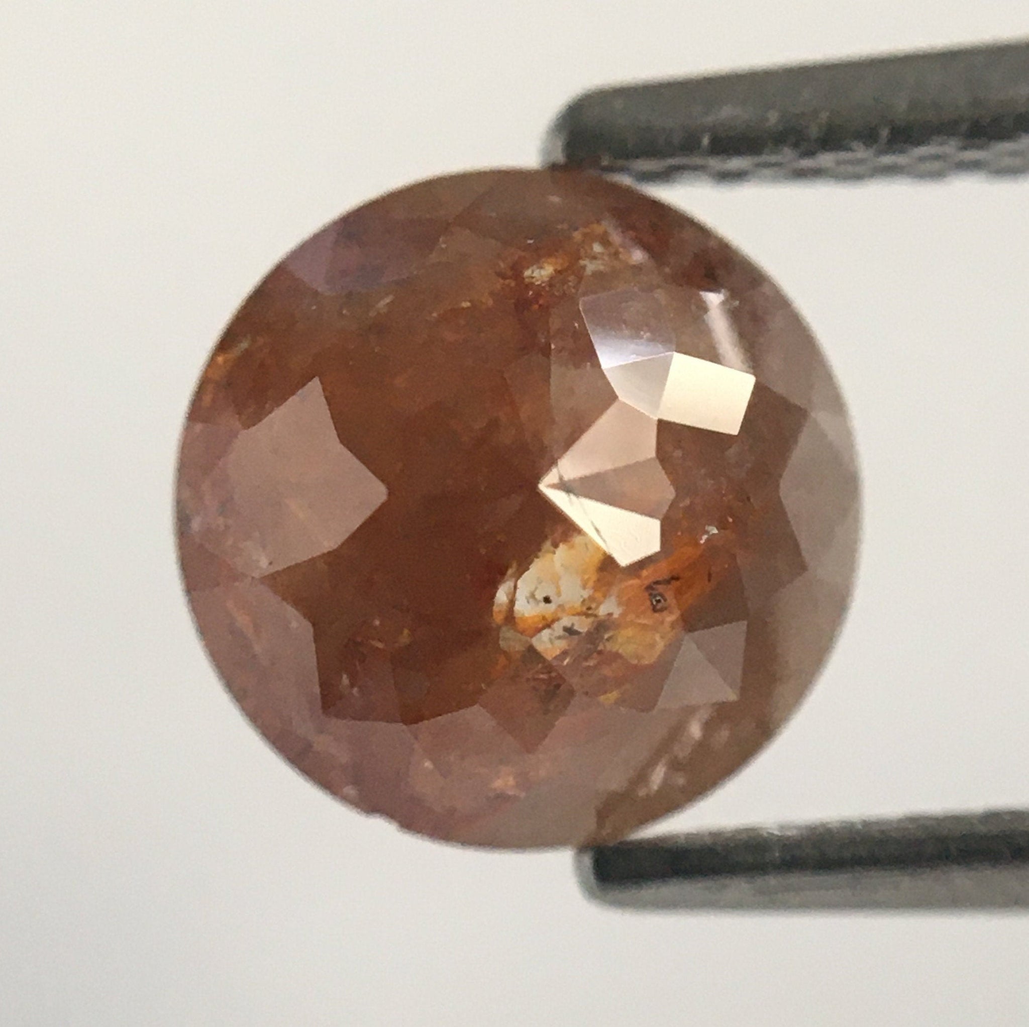 1.42 Ct Brown Round Shape Rose cut Loose Natural Diamond, 6.80 mm x 3.49 mm Rose cut Loose Natural diamond low price SJ51/15