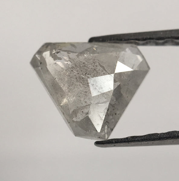 0.64 CT Light Gray Geometric shape Natural Loose Diamond, 5.62 mm X 6.75 mm X 2.10 mm Natural Loose Diamond Use for Jewelry making SJ49/06