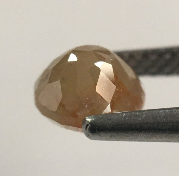 1.18 Ct Yellowish Brown Round Shape Rose Cut Loose Natural Diamonds, 5.96 mm X 3.74 mm Rose cut Loose Natural diamond low price SJ51/11