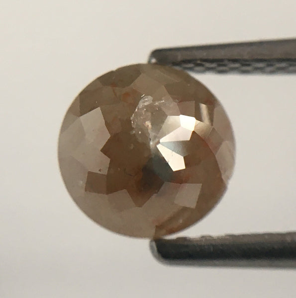 1.09 Ct Yellowish Brown Round Shape Rose cut Loose Natural Diamonds, 6.00 mm X 3.59 mm Rose cut Loose Natural diamond low price SJ51/18