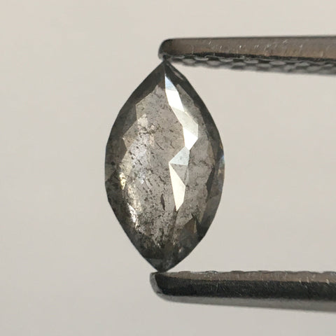 0.37 Ct Fancy Grey Marquise Shaped Natural Loose Diamond 6.80 mm x 3.81 mm X 1.75 mm Genuine Color Brilliant Cut Loose Diamond SJ52/73