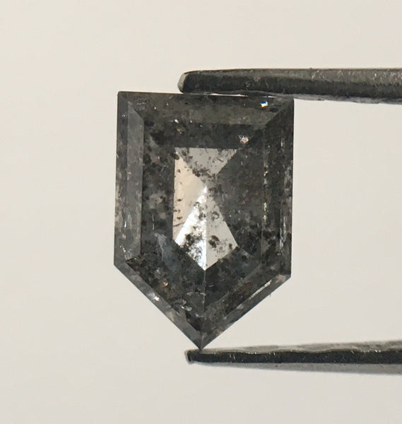 0.37 Ct Genuine Fancy Grey Color Geometric shape Natural Diamond, 5.05 mm X 3.42 mm X 2.24 mm Natural Loose Diamond SJ53/45