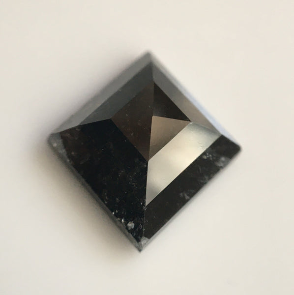 2.17 Ct Rhombus shape Natural Loose Diamond 11.18 mm X 9.97 mm X 3.44 mm Grey Black Color Kite shape Diamond Use for Jewellery SJ54/24