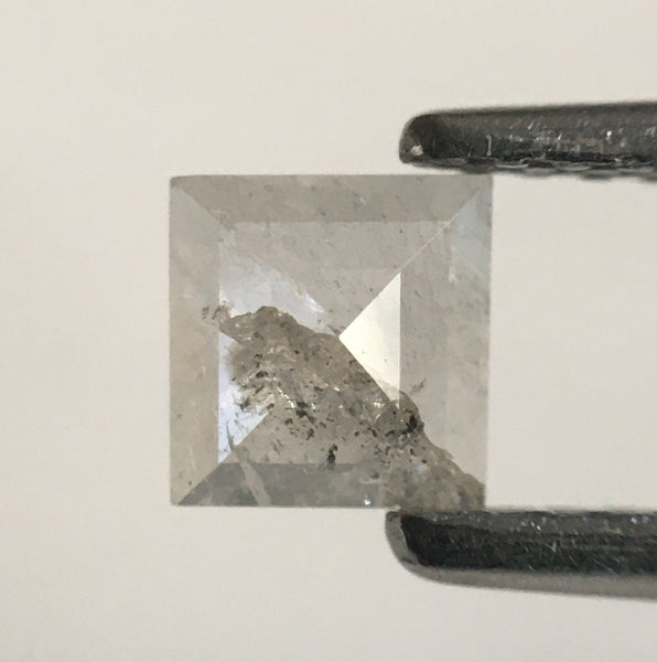 0.37 Ct light Grey Square Shape Natural Loose Diamond, 4.13 mm X 1.70 mm Fancy Loose Diamond SJ52/29