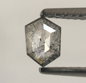 0.34 Ct Genuine Fancy Grey Color Loose Diamond 5.64 mm X 4.01 mm X 1.73 mm Geometric shape Natural Loose Diamond Use for SJ52/31