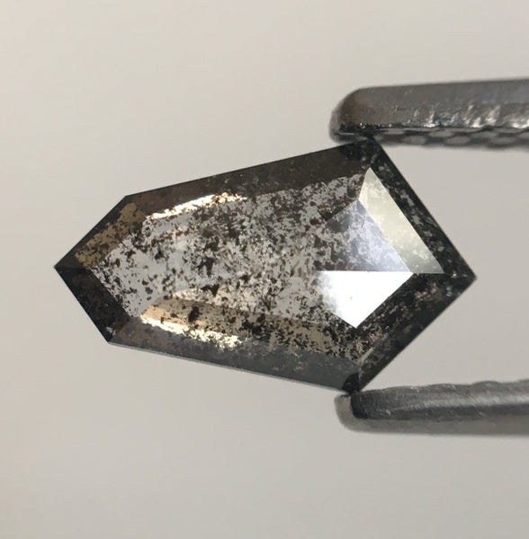 0.51 Ct Grey Natural Shield Shape Natural Loose Diamond, 7.47 mm X 4.54 mm X 1.95 mm Shield Shape Loose Diamond best for rings SJ52/38