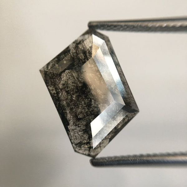 4.69 Ct Fancy Shape Pair Natural Loose Diamond, Geometric Shape Grey Color 15.98 mm X 9.54 mm x 1.57 mm Natural Loose Diamond SJ55/56