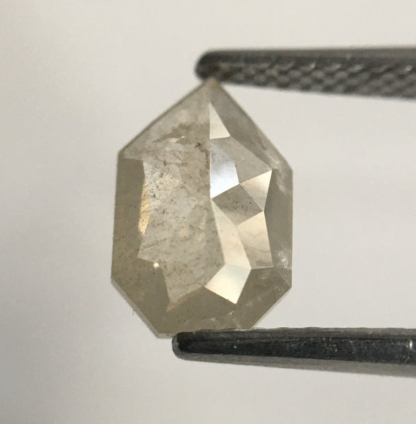 1.20 Ct Shield Shape Light Gray Color Natural Loose Diamond, 9.47 mm x 5.89 mm x 2.57 mm Geometry shape Natural Loose Diamond SJ56/01