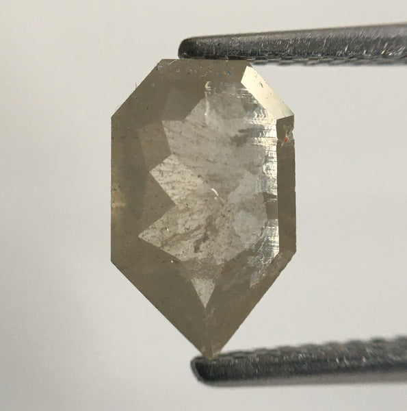 1.20 Ct Shield Shape Light Gray Color Natural Loose Diamond, 9.47 mm x 5.89 mm x 2.57 mm Geometry shape Natural Loose Diamond SJ56/01