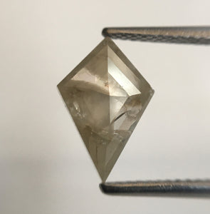 1.56 Ct Gray Color Kite shape Natural Loose Diamond, 11.54 mm X 7.67 mm X 2.63 mm Excellent Natural Loose Diamond SJ56/03