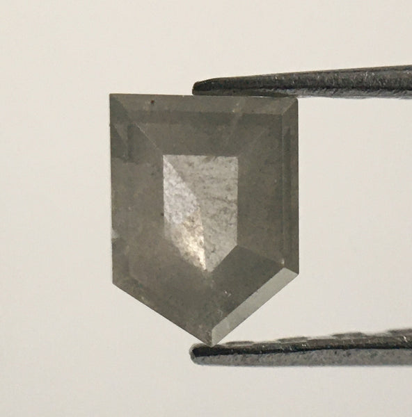 0.35 Ct Genuine Fancy Grey Color Geometric shape Natural Diamond, 4.70 mm X 3.15 mm X 1.93 mm Natural Loose Diamond SJ53/44