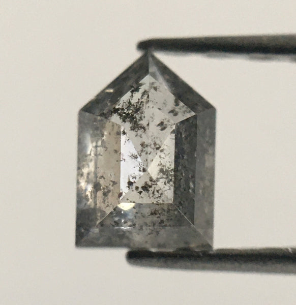 0.37 Ct Genuine Fancy Grey Color Geometric shape Natural Diamond, 5.05 mm X 3.42 mm X 2.24 mm Natural Loose Diamond SJ53/45