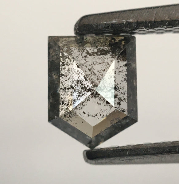 0.41 Ct Genuine Fancy Grey Color Geometric shape Natural Diamond, 5.24 mm X 4.09 mm X 2.02 mm Natural Loose Diamond SJ53/47