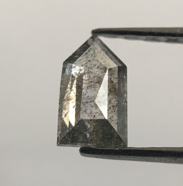 0.41 Ct Genuine Fancy Grey Color Geometric shape Natural Diamond, 5.99 mm X 3.45 mm X 1.95 mm Natural Loose Diamond SJ53/51