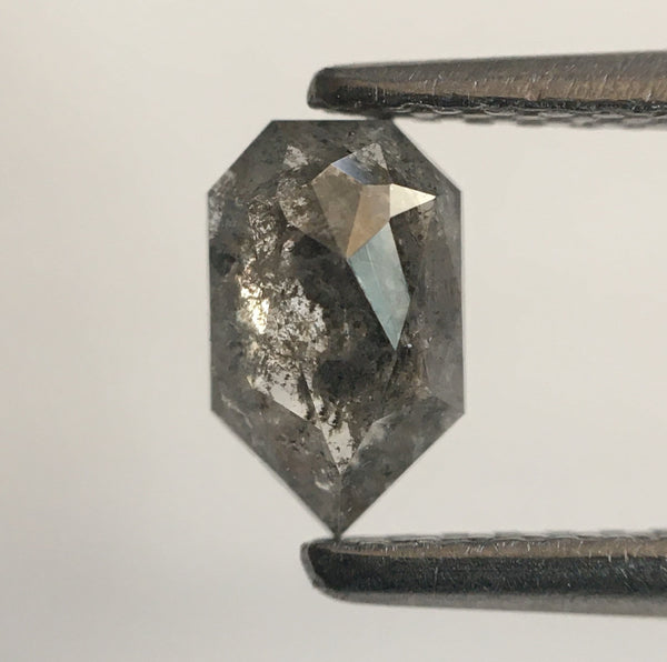 0.50 Ct Shield shape natural loose diamond 6.48 mm X 3.95 mm X 2.11 mm Fancy Grey geometric shape natural loose polished diamond SJ56/35