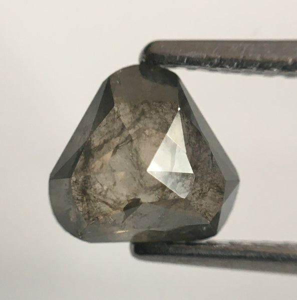 1.25 Fancy Color Geometric shape Natural Loose Diamond, 6.39 mm X 6.78 mm X 3.21 mm Natural Loose Diamond Use for Jewelry making SJ54/35