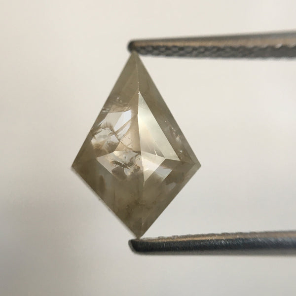 1.56 Ct Gray Color Kite shape Natural Loose Diamond, 11.54 mm X 7.67 mm X 2.63 mm Excellent Natural Loose Diamond SJ56/03