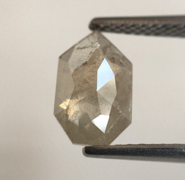 1.34 Ct Shield Shape Light Gray Color Natural Loose Diamond, 9.45 mm x 5.82 mm x 2.86 mm Geometry shape Natural Loose Diamond SJ56/04