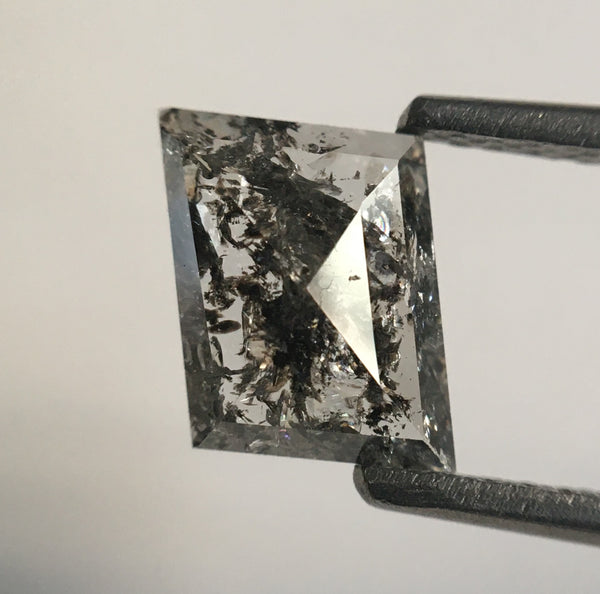 1.03 Ct Fancy Grey Parallelogram Shape Natural Loose Diamond, 7.26 mm X 5.61 mm X 2.09 mm Geometric Shape Grey Natural Loose Diamond SJ56/20
