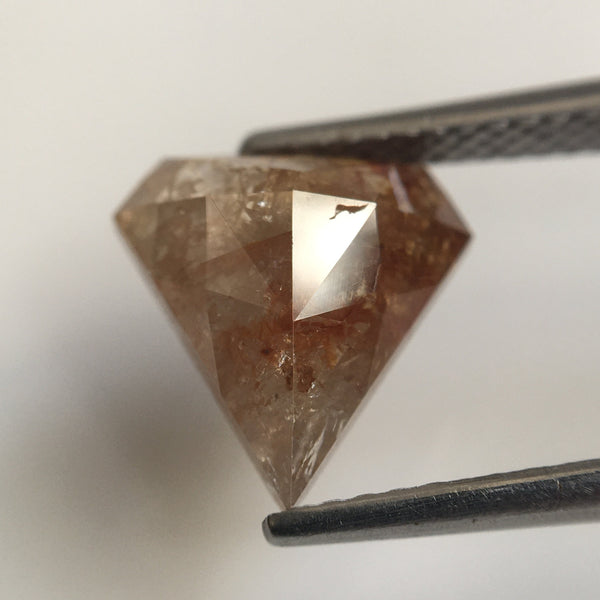 2.17 Ct Natural Loose Diamond Shield Shape 9.87 mm X 9.70 mm X 3.51 mm Fancy reddish Brown Geometric shape Diamond, SJ57/64