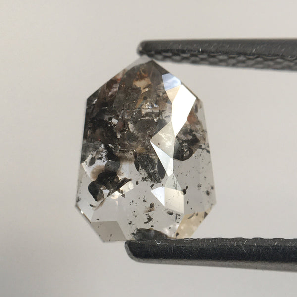 1.03 Ct Fancy Gray Color Shield shape natural loose diamond, 8.10 mm X 6.00 mm X 2.00 mm geometric shape natural loose diamond SJ59/18