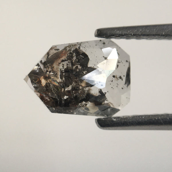 1.03 Ct Fancy Gray Color Shield shape natural loose diamond, 8.10 mm X 6.00 mm X 2.00 mm geometric shape natural loose diamond SJ59/18