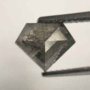 1.73 Ct Fancy Grey Diamond Shape Natural Loose Diamond, 6.60 mm x 8.30 mm x 4.10 mm Fancy Shape Natural Loose Diamond for ring SJ59/27