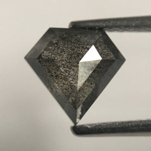 1.56 Ct Gray Color Diamond Shape Natural Loose Diamond, 7.60 mm x 6.90 mm x 3.60 mm Shield Shape Natural Diamond use for ring SJ59/28