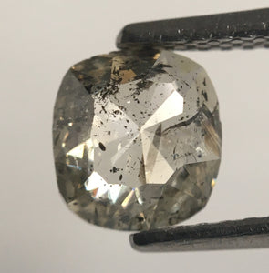1.00 Ct Oval Shape Brownish Gray Natural Loose Diamond 6.49 mm X 6.00 mm X 2.79 mm Oval Shape Rose Cut Natural Loose Diamond SJ60/34