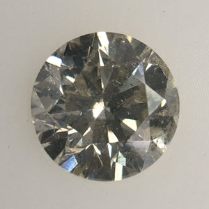 0.48 Ct Natural Loose Diamond Round Brilliant Cut Fancy Color  i3 Clarity 5.00 MM x 3.05 MM Size, Round Diamond SJ34/110