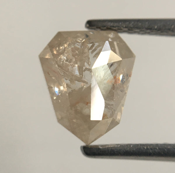 1.93 Ct Fancy Color Shield Shape Natural Loose Diamond, 8.30 mm X 7.00 mm X 3.80 mm Geometry shape Natural Loose Diamond SJ59/20
