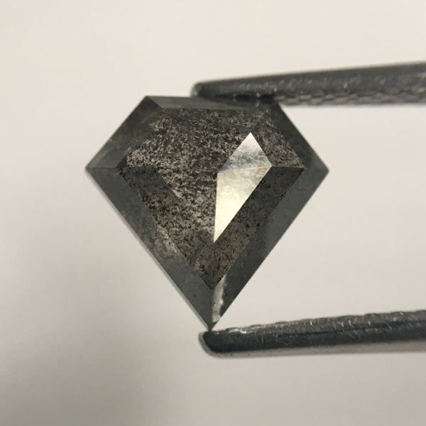 1.56 Ct Gray Color Diamond Shape Natural Loose Diamond, 7.60 mm x 6.90 mm x 3.60 mm Shield Shape Natural Diamond use for ring SJ59/28