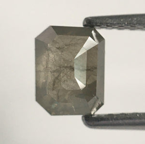 0.95 Ct Natural Loose Diamond Emerald Shape Fancy Color 5.96 MM x 4.75 MM x 3.14 MM, Fancy Emerald Shape Diamond for engagement ring SJ62/52