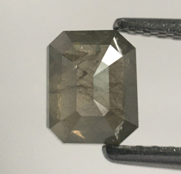 0.95 Ct Natural Loose Diamond Emerald Shape Fancy Color 5.96 MM x 4.75 MM x 3.14 MM, Fancy Emerald Shape Diamond for engagement ring SJ62/52