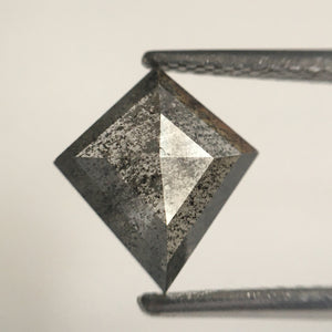 1.25 Ct Natural Loose Diamond Grey Color Kite shape Salt and Pepper 9.79 MM x 8.98 MM x 2.43 MM Kite Shape grey Loose Diamond SJ62/34