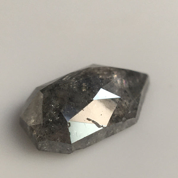 0.50 Ct Shield shape natural loose diamond 6.48 mm X 3.95 mm X 2.11 mm Fancy Grey geometric shape natural loose polished diamond SJ56/35
