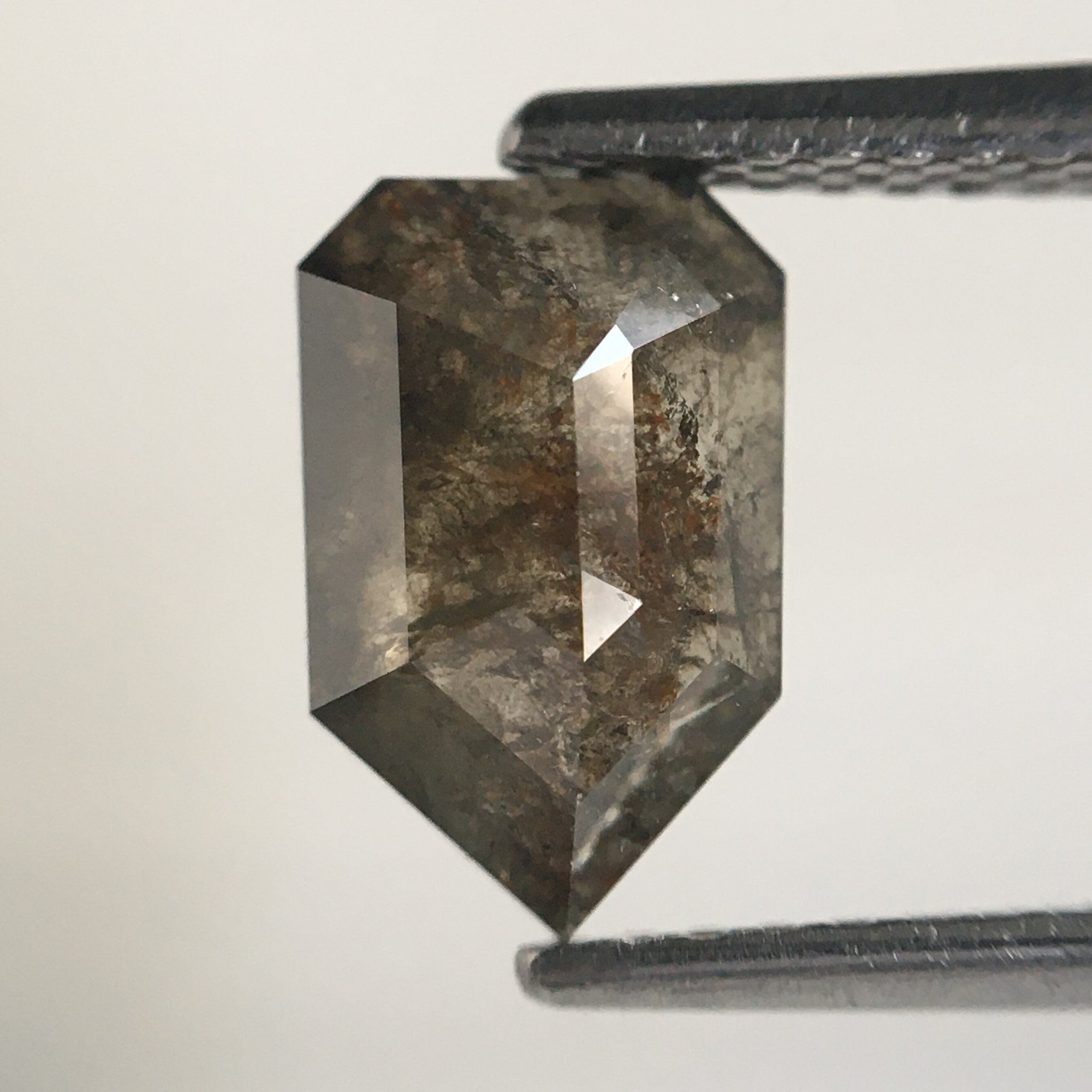 1.50 Ct Shield shape Natural loose diamond, 8.72 MM X 5.67 MM X 3.03 MM Fancy grey geometric shape polished diamond best for ring SJ64/51