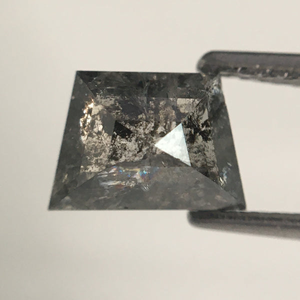 1.55 Ct Trapeze shape Natural loose diamond, 5.34 MM x 7.60 MM x 4.04 MM Fancy grey geometric shape polished diamond best for ring SJ65/09