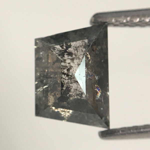 1.55 Ct Trapeze shape Natural loose diamond, 5.34 MM x 7.60 MM x 4.04 MM Fancy grey geometric shape polished diamond best for ring SJ65/09