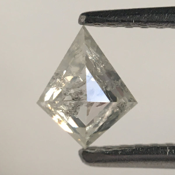 0.51 Ct Natural Loose Diamond Salt and Pepper Kite shape, 6.44 MM x 5.28 MM x 2.53 MM Light Gray Translucent Natural Loose Diamond SJ66/12