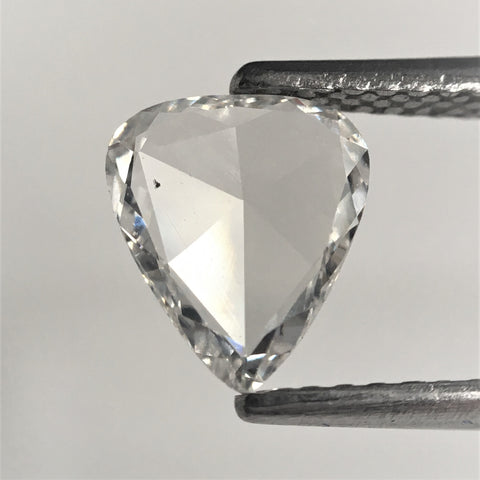 0.48 Ct Natural Loose Diamond White Color Pear Shape 7.60 mm X 6.66 mm x 1.06 mm White F-G Color Natural Diamond VS2 Clarity AJ08/02