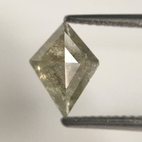 1.36 Ct 9.42 mm X 6.86 mm X 3.50 mm Fancy Grey geometric shape Natural Loose Diamond, i3 Kite Shape Brilliant grey Diamond SJ07/92