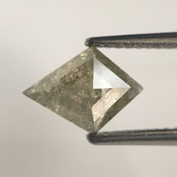1.36 Ct 9.42 mm X 6.86 mm X 3.50 mm Fancy Grey geometric shape Natural Loose Diamond, i3 Kite Shape Brilliant grey Diamond SJ07/92