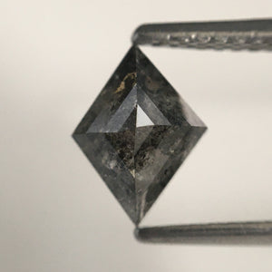 0.97 Ct 8.18 mm X 5.97 mm X 3.40 mm Grey Black Color geometric shape Natural Loose Diamond, Kite Cut Superb Quality Diamond  SJ07/41