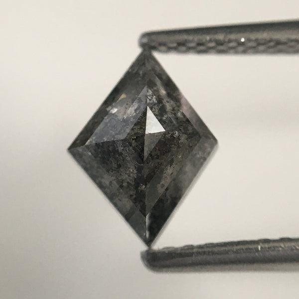 0.97 Ct 8.18 mm X 5.97 mm X 3.40 mm Grey Black Color geometric shape Natural Loose Diamond, Kite Cut Superb Quality Diamond  SJ07/41
