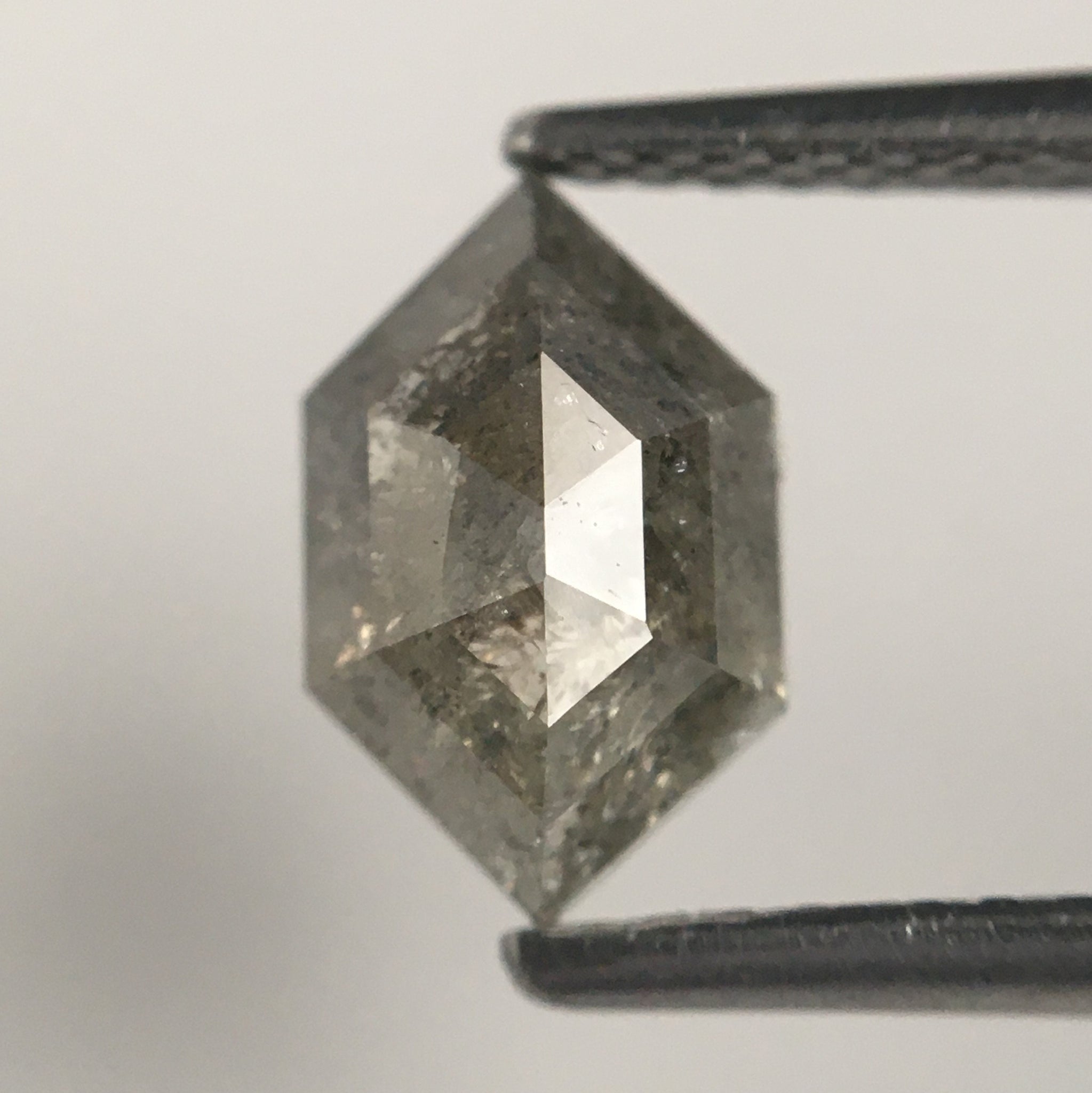 1.29 Ct Antique Shape Natural Loose Diamond, 8.83 mm X 5.57 mm X 3.41 mm Fancy Color Flat Base Hexagon Diamond Use for Jewelry SJ05/18