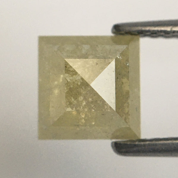 Genuine 1.24 Ct Natural Yellow Color Square Shape Natural Loose Diamond, 8.74 mm x 6.30 mm X 3.20 mm Diamond perfect for Jewelry SJ05/20
