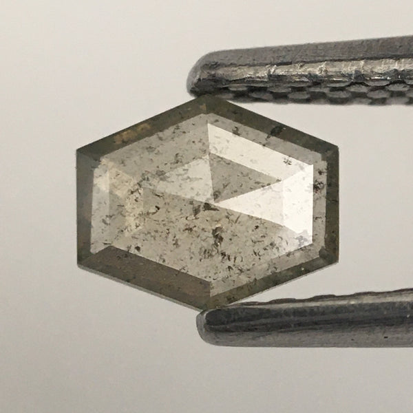 0.29 Ct Natural Loose Diamond Elongated Hexagon Shape Fancy Color 5.40 mm X 4.52 mm X 1.34 mm Natural Hexagon Diamond SJ09/18
