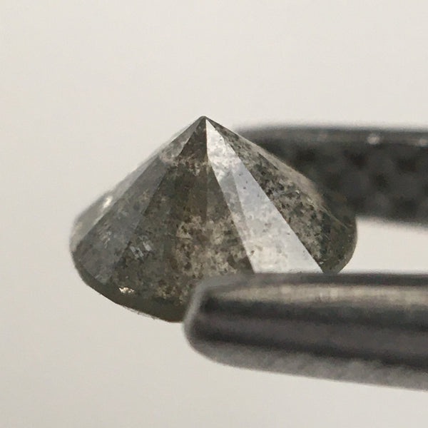 0.33 Ct Natural Diamond Loose brilliant cut Fancy Grey diamond clarity i3 Grey color available in sizes 4.40 mm x 2.70 mm diamond SJ16/02